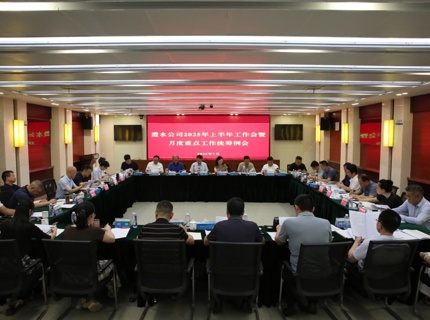 公司召開2025年上半年工作會暨8月份重點工作統籌例會