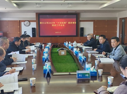 公司召開“六項機制”提質增效推進工作會